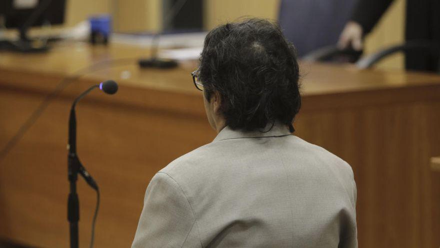 El condenado durante el juicio en noviembre.