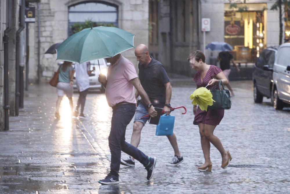 Ruixat a la ciutat de Girona