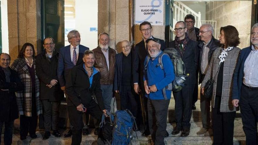 Visita al Albergue de Peregrinos de Ourense. // Brais Lorenzo