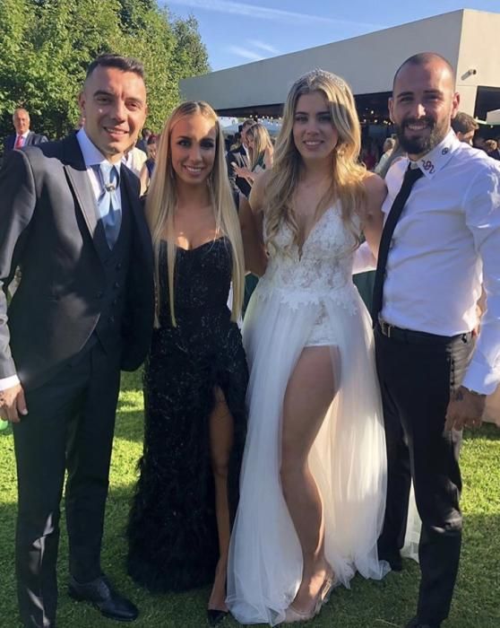 Los recién casados, con Aleix Vidal y su pareja