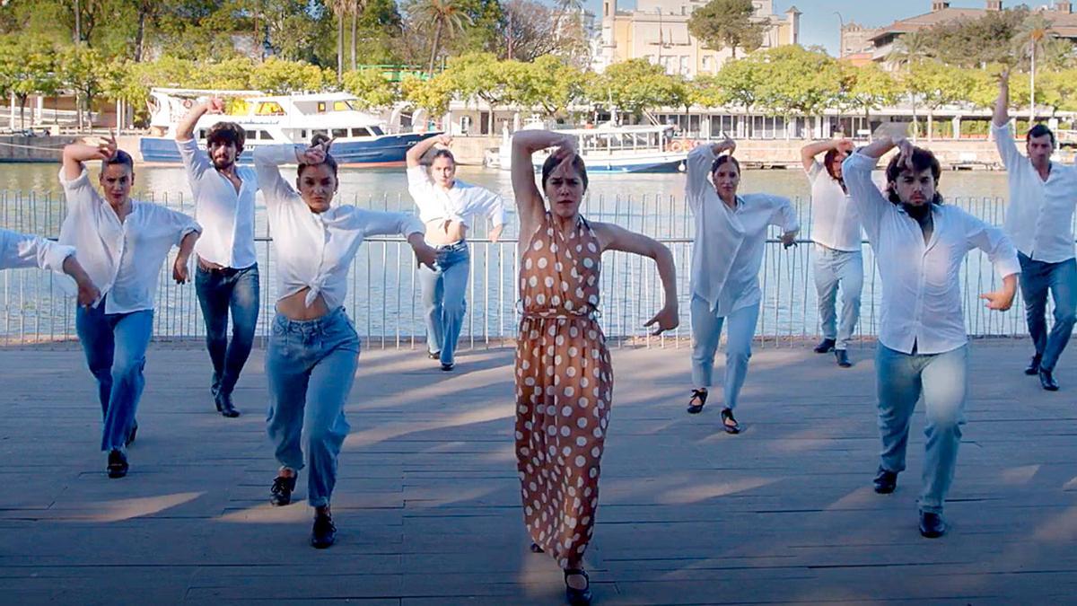 Imagen del tutorial del flashmob de la Bienal 2024.