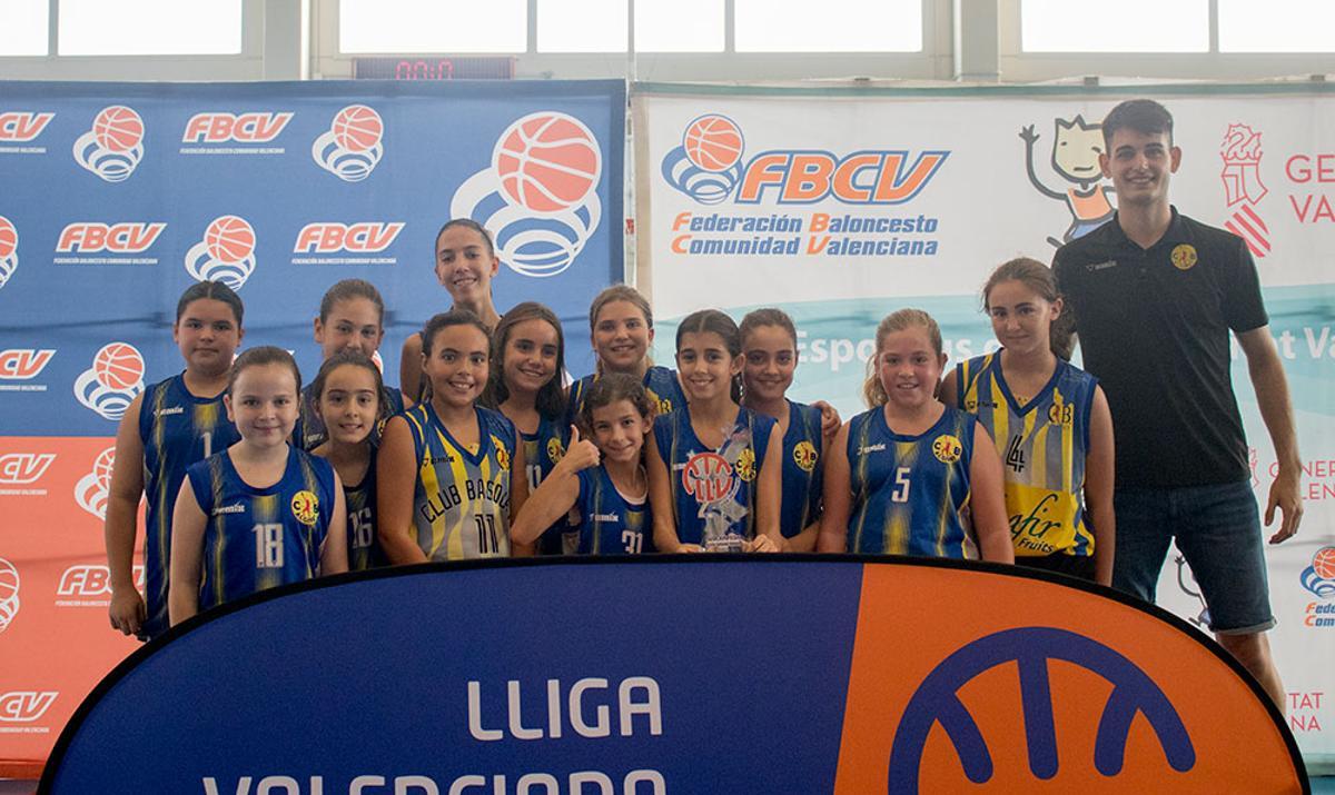 Subcampeón Alevín Femenino: CB Alginet.