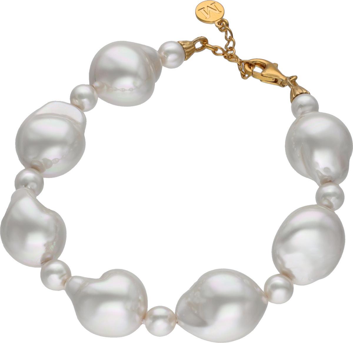 Pulsera conPerlas Blancas Pesicy Redondas (295€)