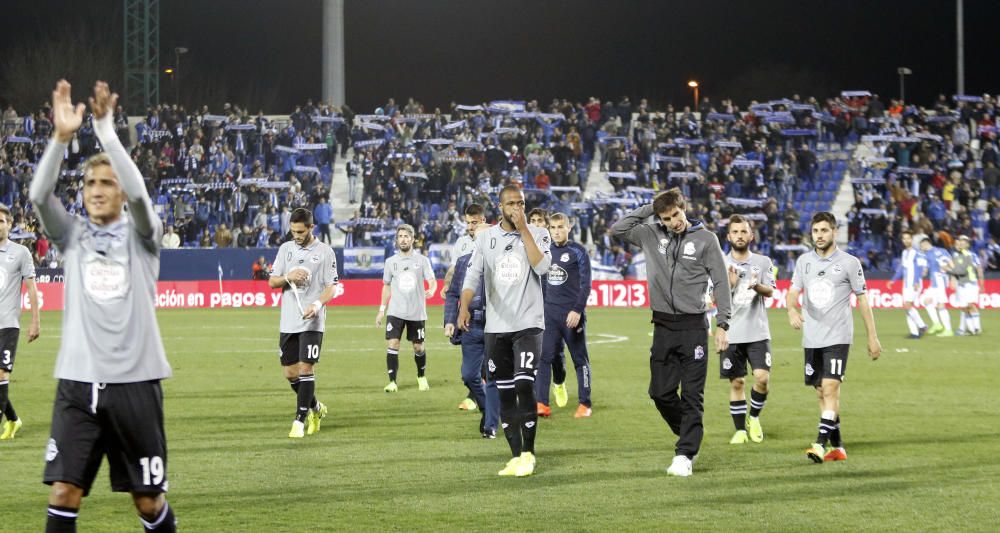 El Dépor sale goleado de Leganés