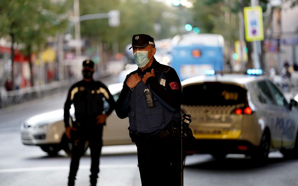 Madrid comienza a multar en sus 45 zonas sanitarias restringidas