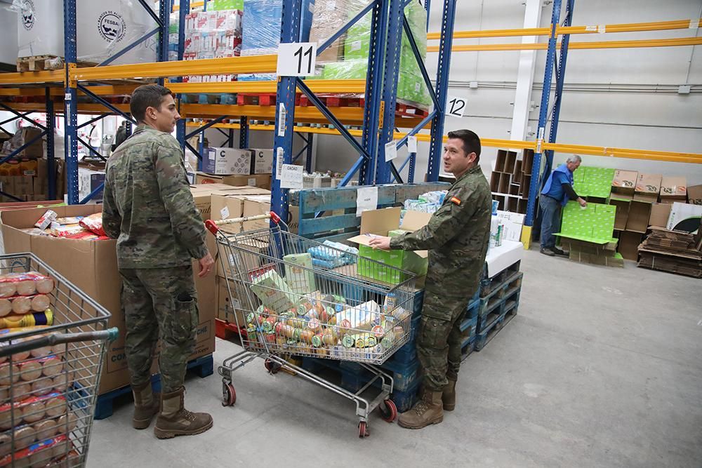 La Reina Sofía visita el Banco de Alimentos en Córdoba