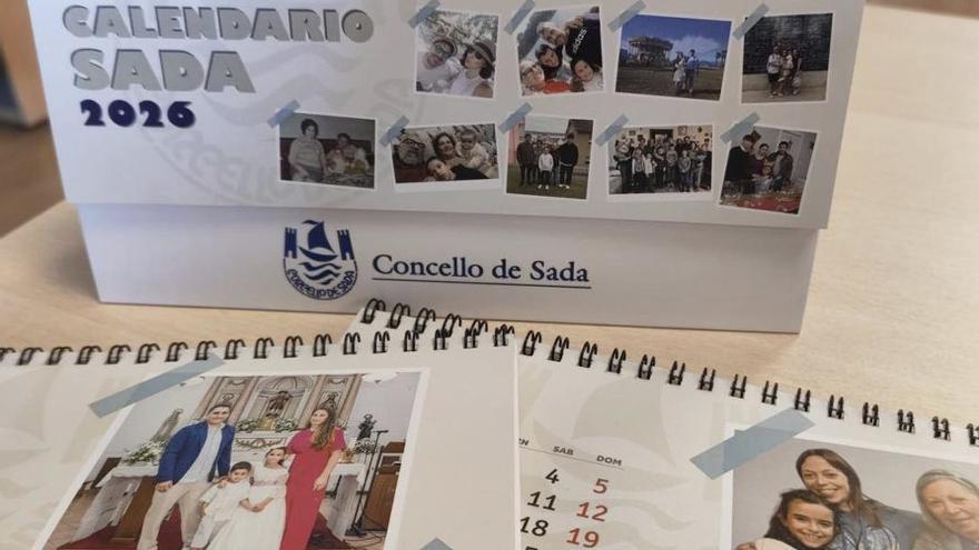Los vecinos de Sada, protagonistas del calendario de 2026 | LOC