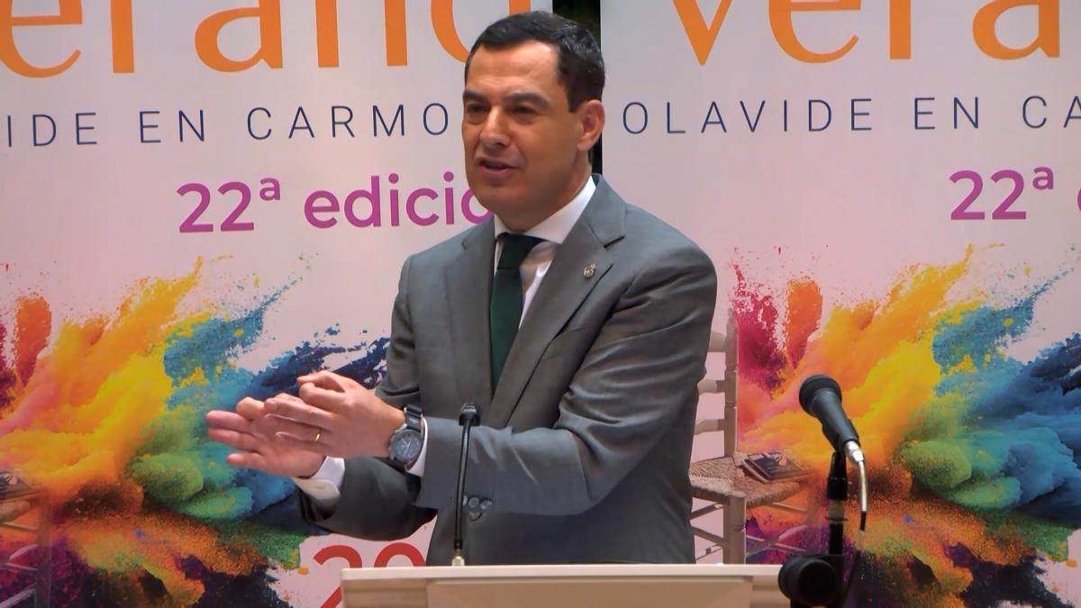 Juanma Moreno acusa al Gobierno de “condenar” a Andalucía y privilegiar a las comunidades ricas