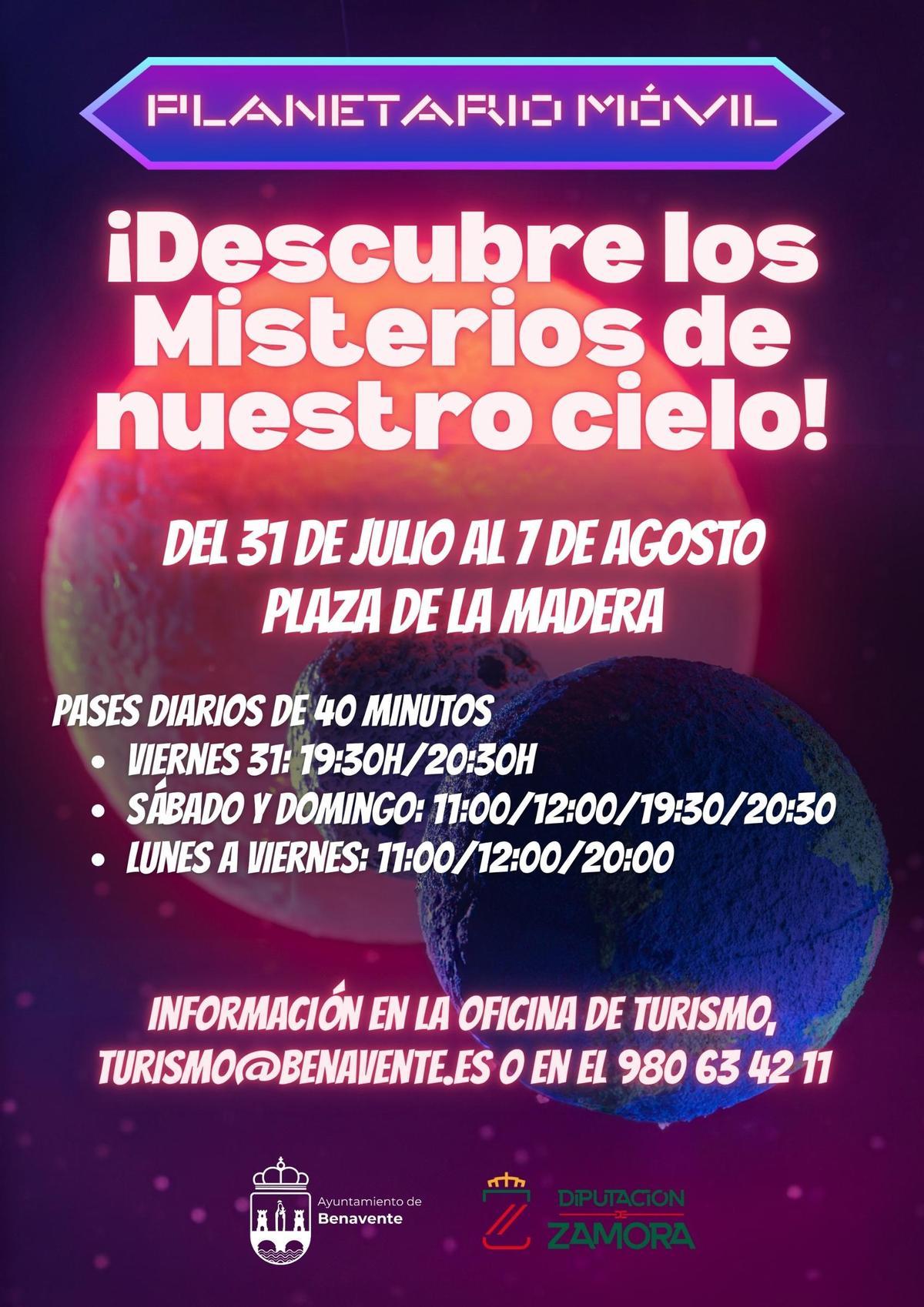 Cartel de la actividad