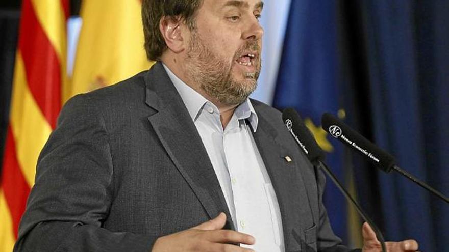 El vicepresident del Govern, Oriol Junqueras