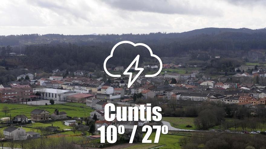 El tiempo en Cuntis: previsión meteorológica para hoy, domingo 26 de abril