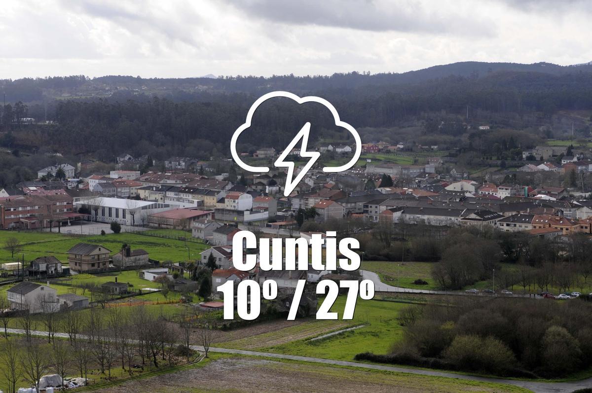 El tiempo en Cuntis: previsión meteorológica para hoy, domingo 26 de abril