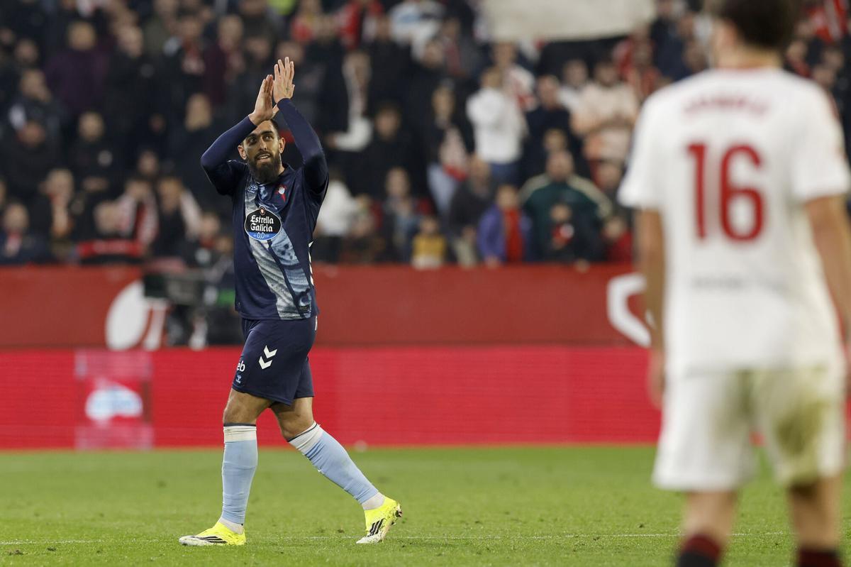 El delantero del Celta Borja Iglesias.