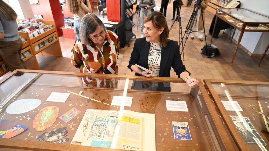 Elche muestra los fondos públicos que posee de la Virgen de la Asunción en la biblioteca municipal