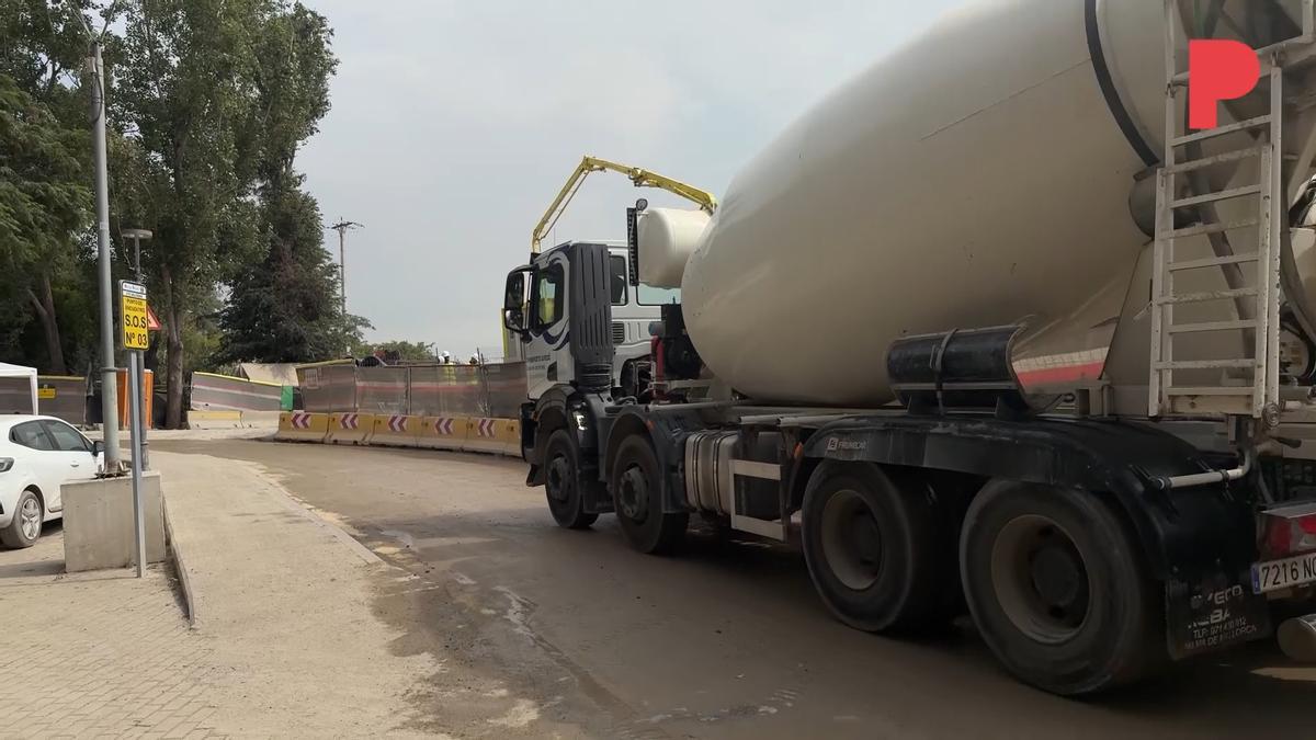 Adif realizará una conducción provisional para que el agua vuelva a circular por el Rec Comtal, sorteando el socavón de Montcada.