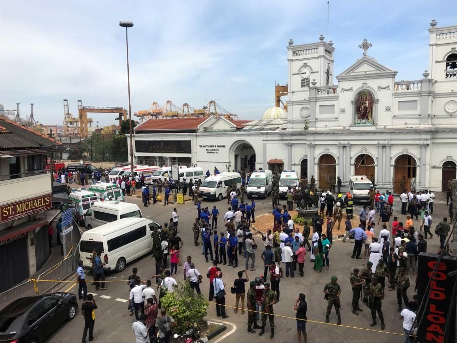 Las imágenes de los atentados de Sri Lanka