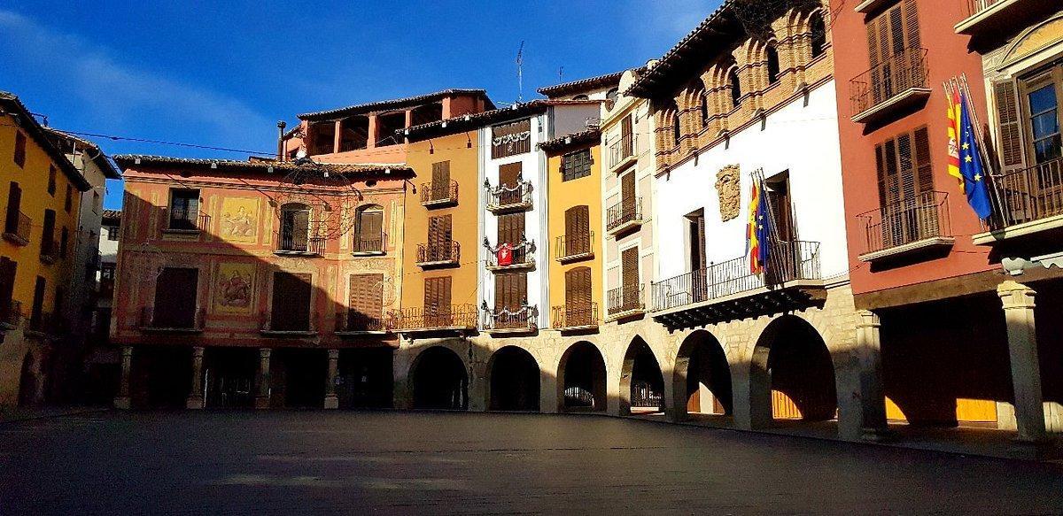 La Plaza mayor de Graus
