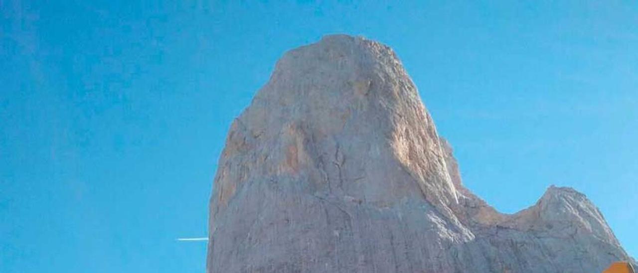 Rescate del escalador en el Urriellu el pasado 29 de octubre.