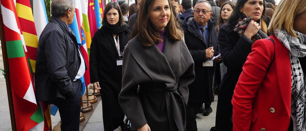 La secretaria general de Podemos, Ione Belarra.