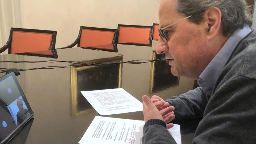 Quim Torra dona positiu en el test de coronavirus