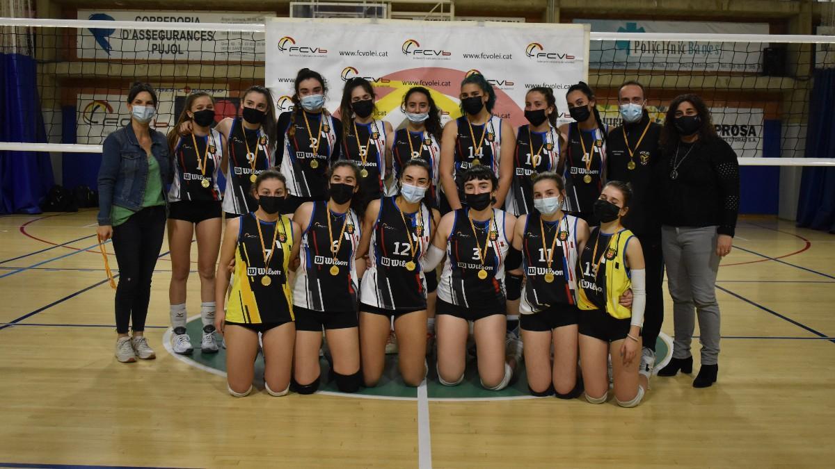 Las campeonas en categoría femenina