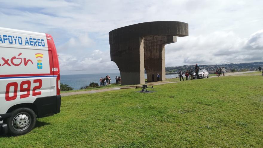 Despliegue policial en el cerro de Santa Catalina por el aviso de una persona desaparecida (en imágenes)