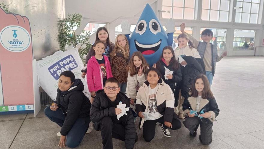 &quot;Goti&quot; conciencia en Siero sobre el aprovechamiento del agua