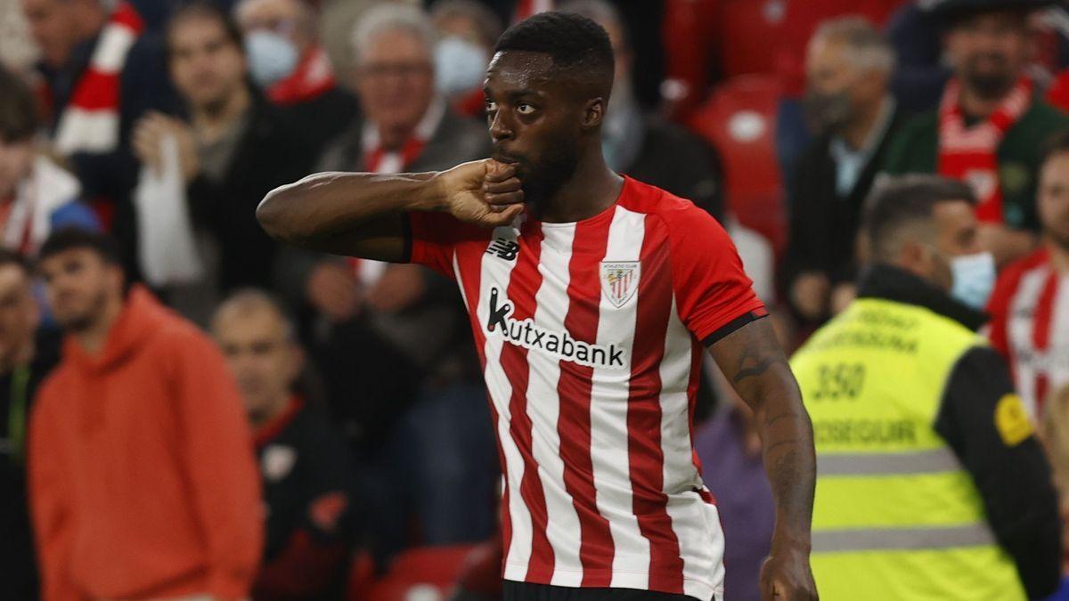 Iñaki Williams en un partido con el Athletic.