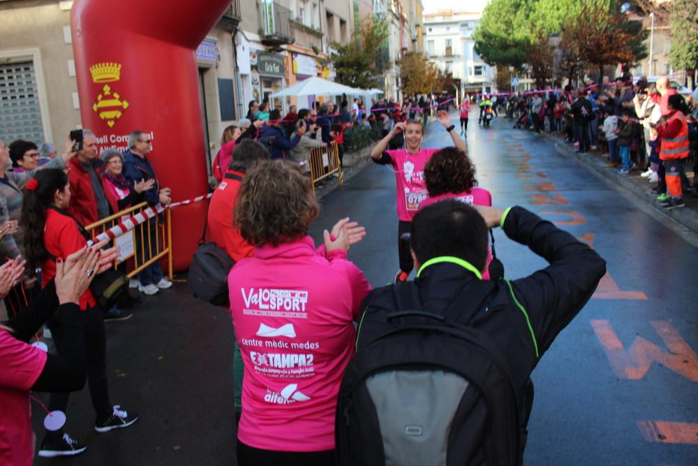 FOTOS de l''arribada de la Cursa de la Dona