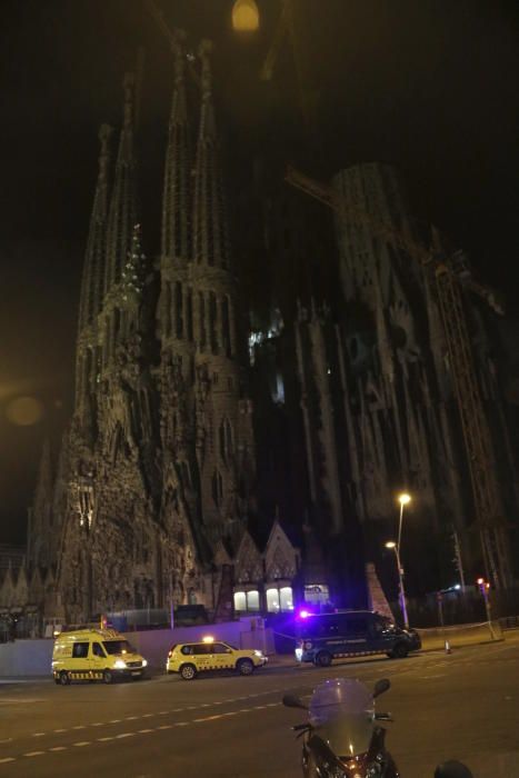 Falsa alarma a la Sagrada Família