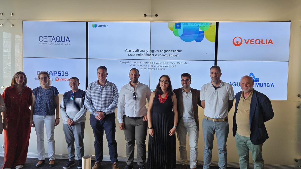 Jornada ‘Agricultura y agua regenerada: sostenibilidad e innovación’ en el marco del desarrollo del proyecto Life Warrior.