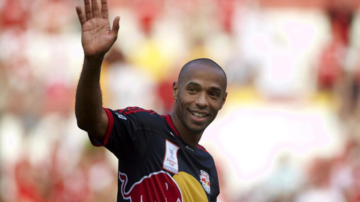 Thierry Henry durante un partido de los New York Red Bulls