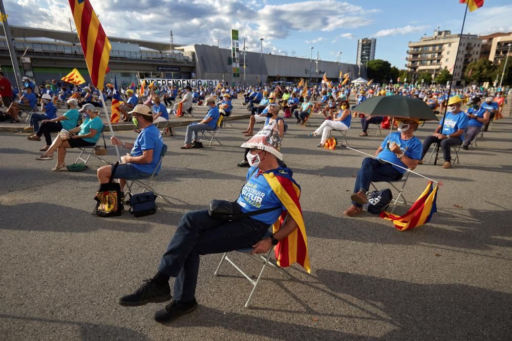 Concentració de l'ANC per la Diada a Girona