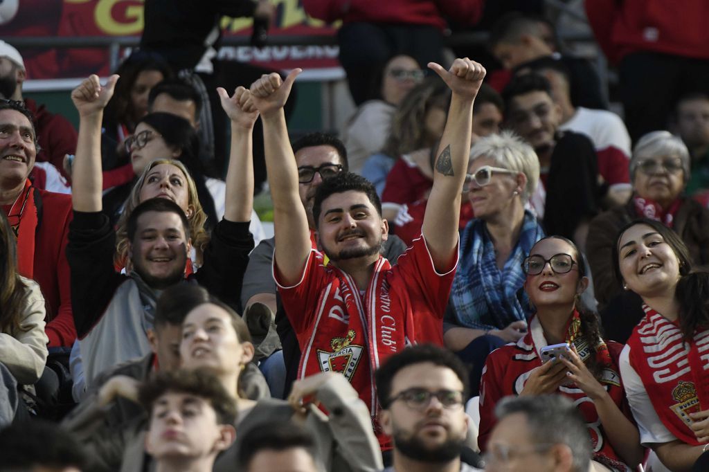 Las mejores imágenes del partido entre el Real Murcia y el Antequera