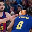 Tomas Satoransky y Kevin Punter, en un partido con el Barça