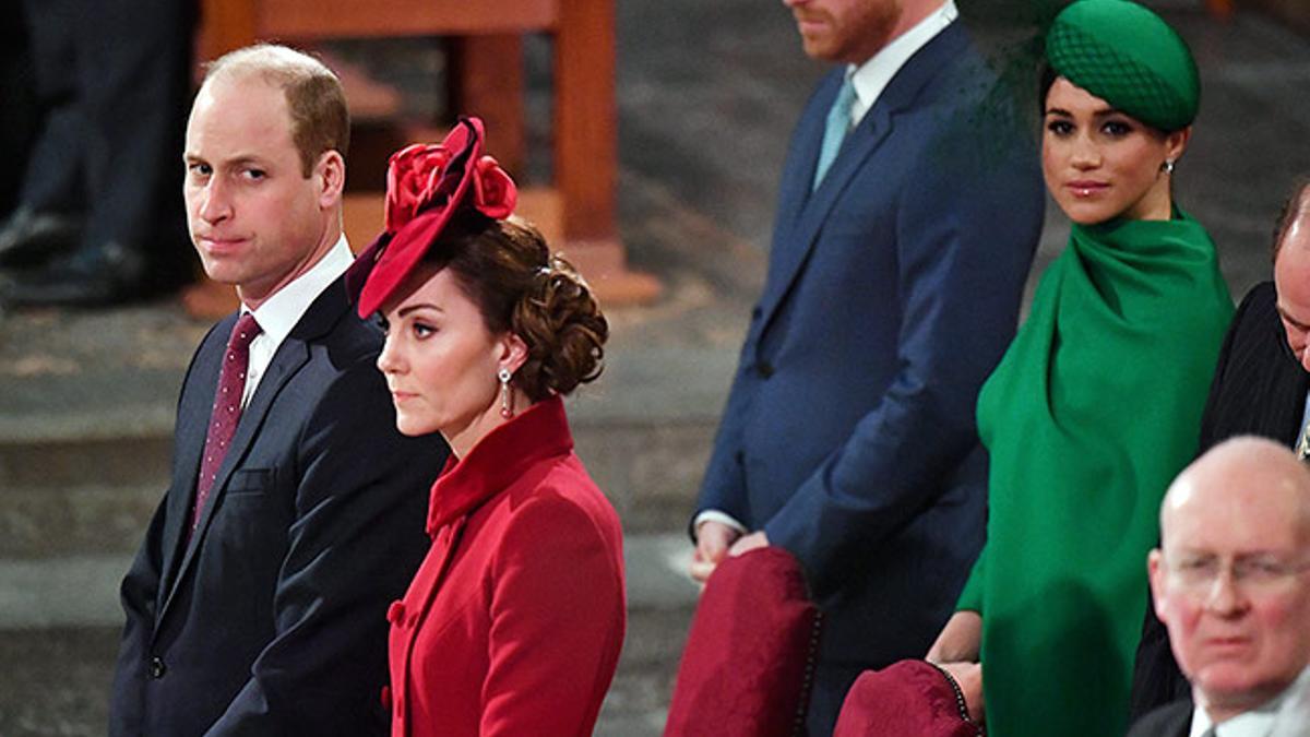 Meghan Markle y Kate Middleton, durante la ceremonia de la Commonwealth en Londres