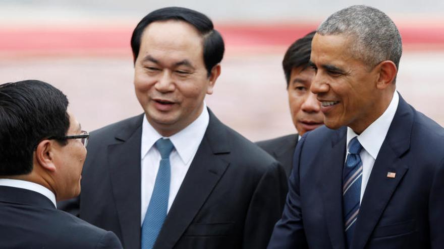 Obama se encuentra de visita en Vietnam.
