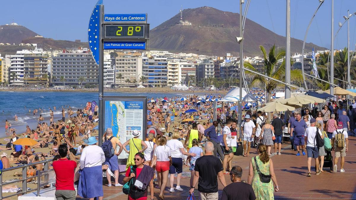 Playa de Las Canteras.