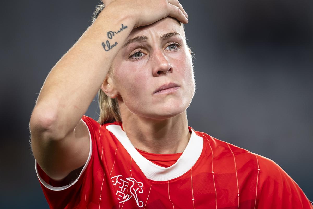 La blaugrana Ana Maria Crnogorjevic es va mostrar dolguda per la derrota de Suïssa