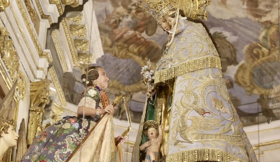 La Exaltación de las Fallas 2024 finaliza con la visita a la Virgen