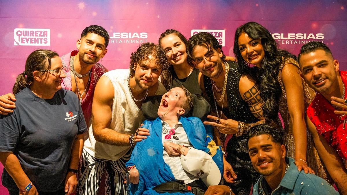 Verónica cumple su sueño y conoce a La Reina del Flow