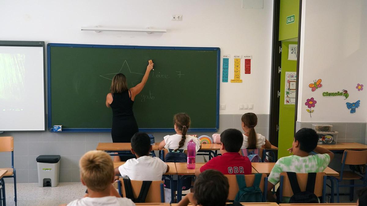 Imagen de archivo de una clase.