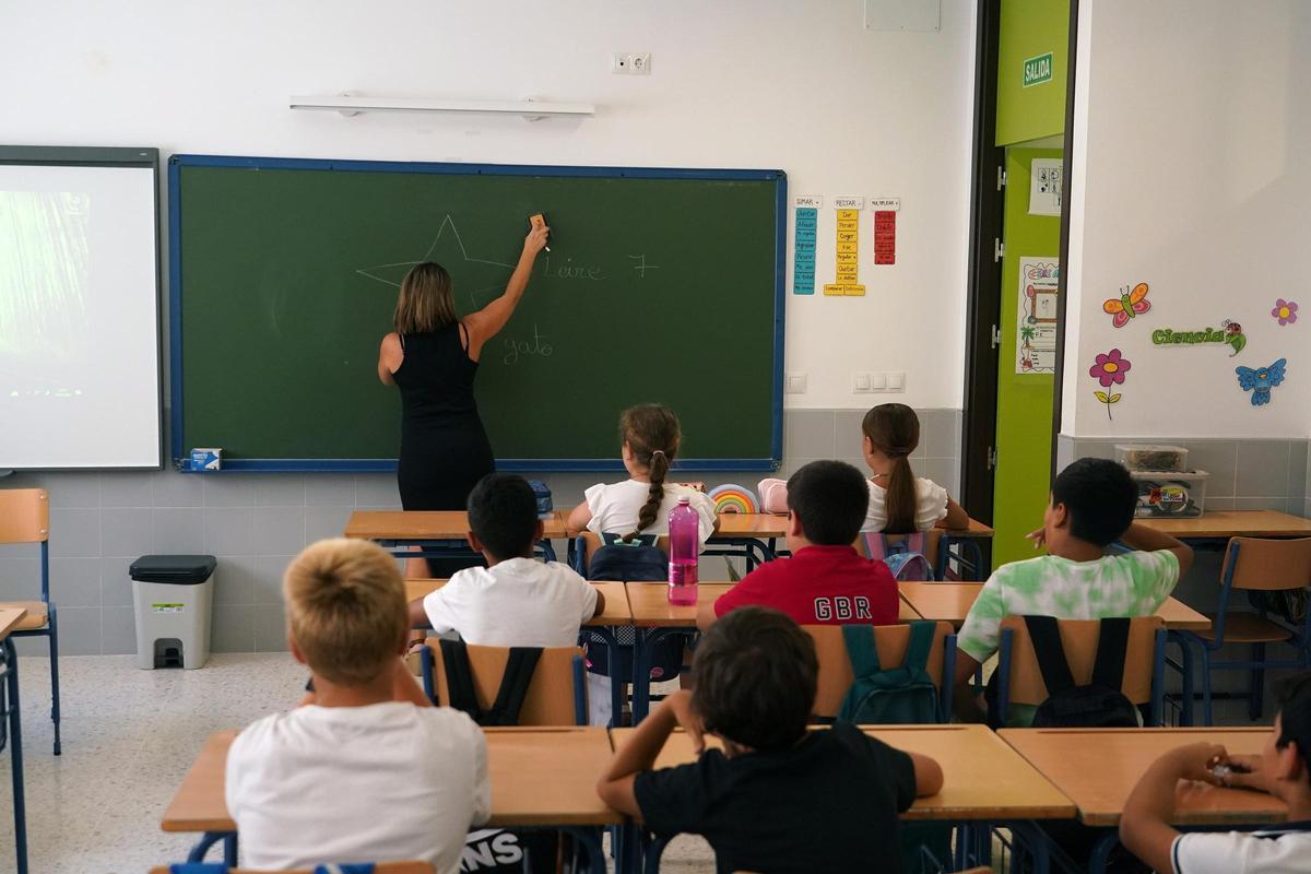Imagen de archivo de una clase.
