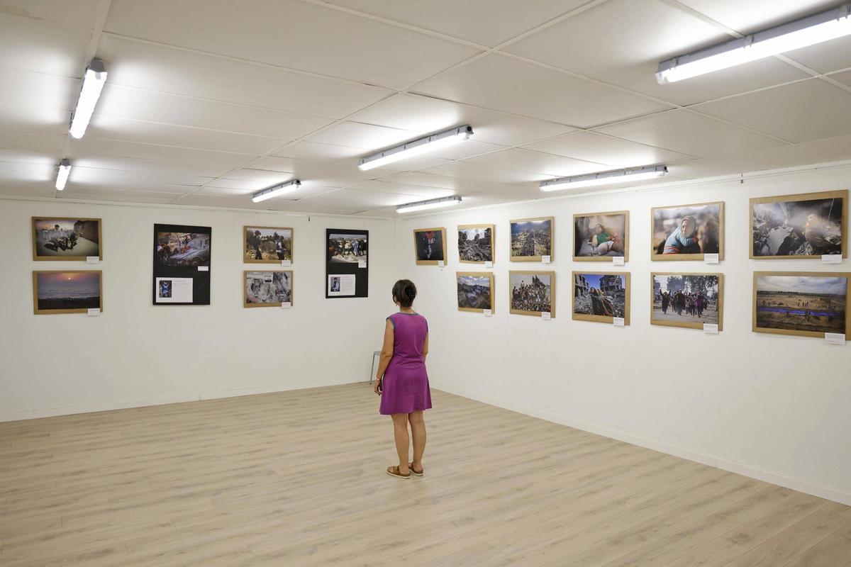 Les imatges de l'exposició fotogràfica de Gaza