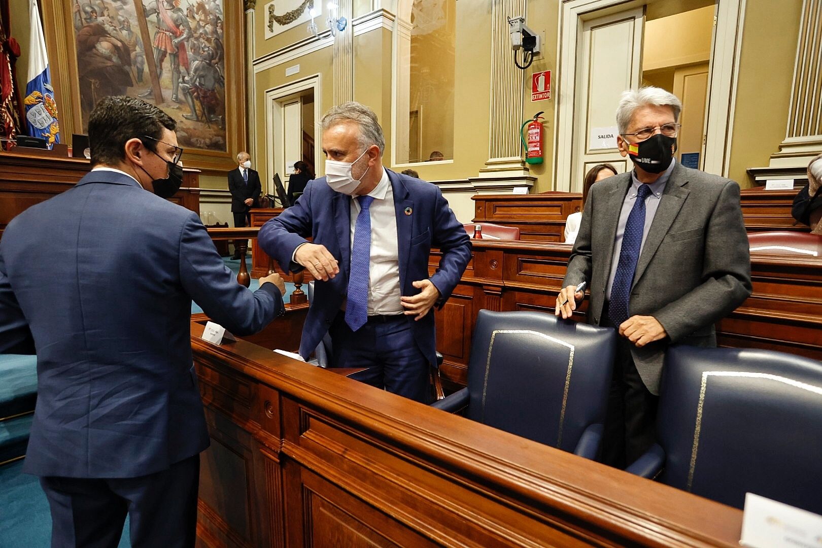Pleno en el Parlamento de Canarias (9/2/21)
