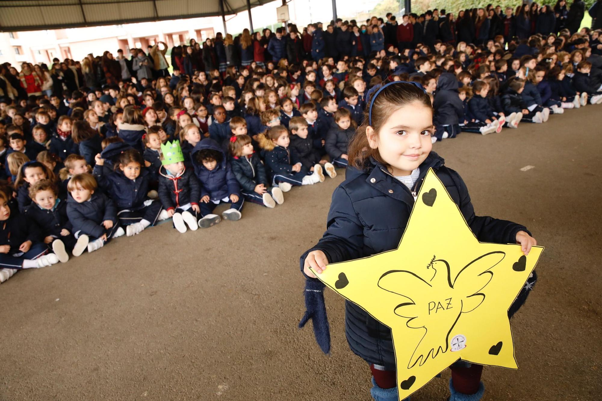 Celebración del Día de la Paz en el colegio Virgen Mediadora (Dominicas)