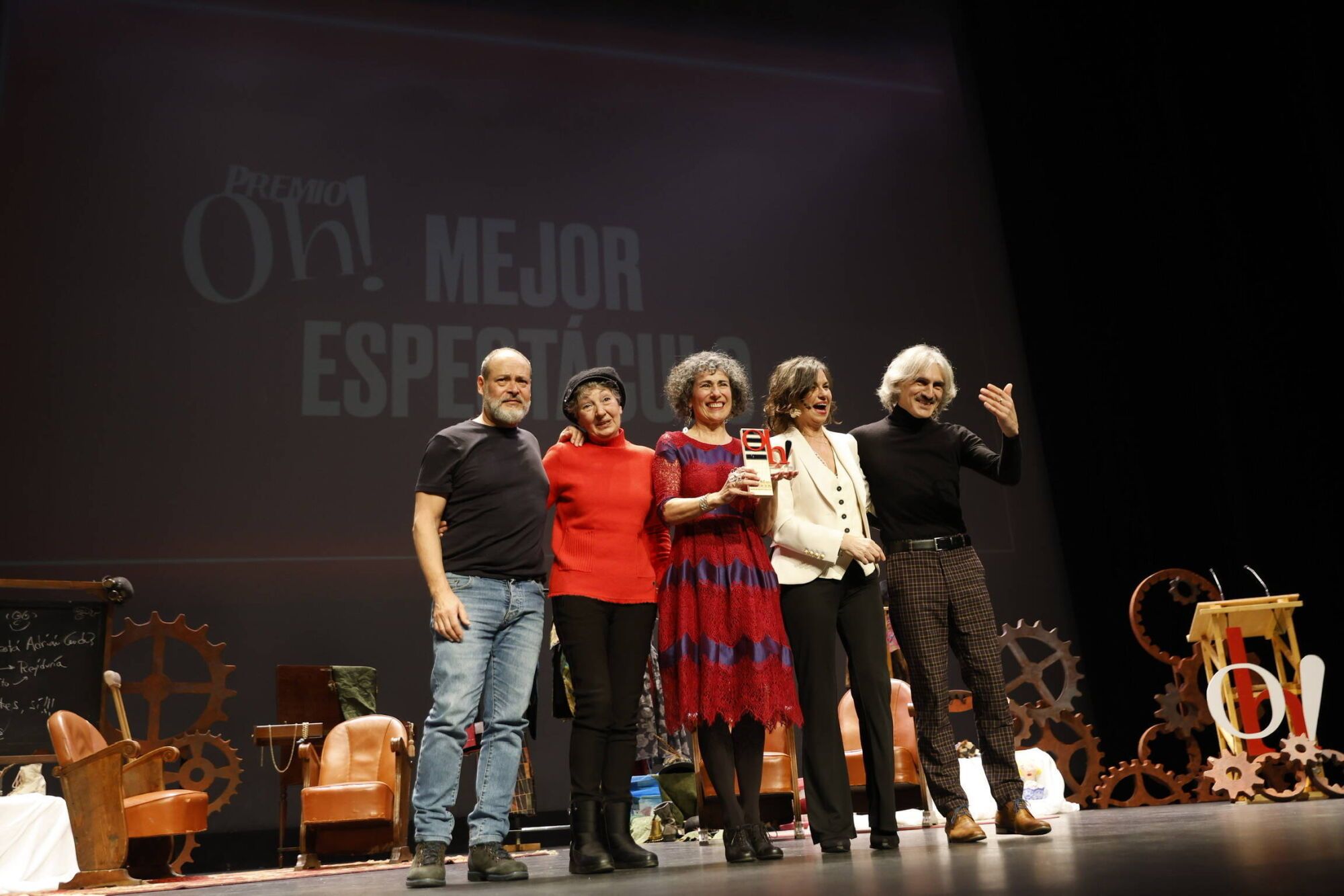 EN IMÁGENES: La entrega de los premios "Oh!" del teatro asturiano