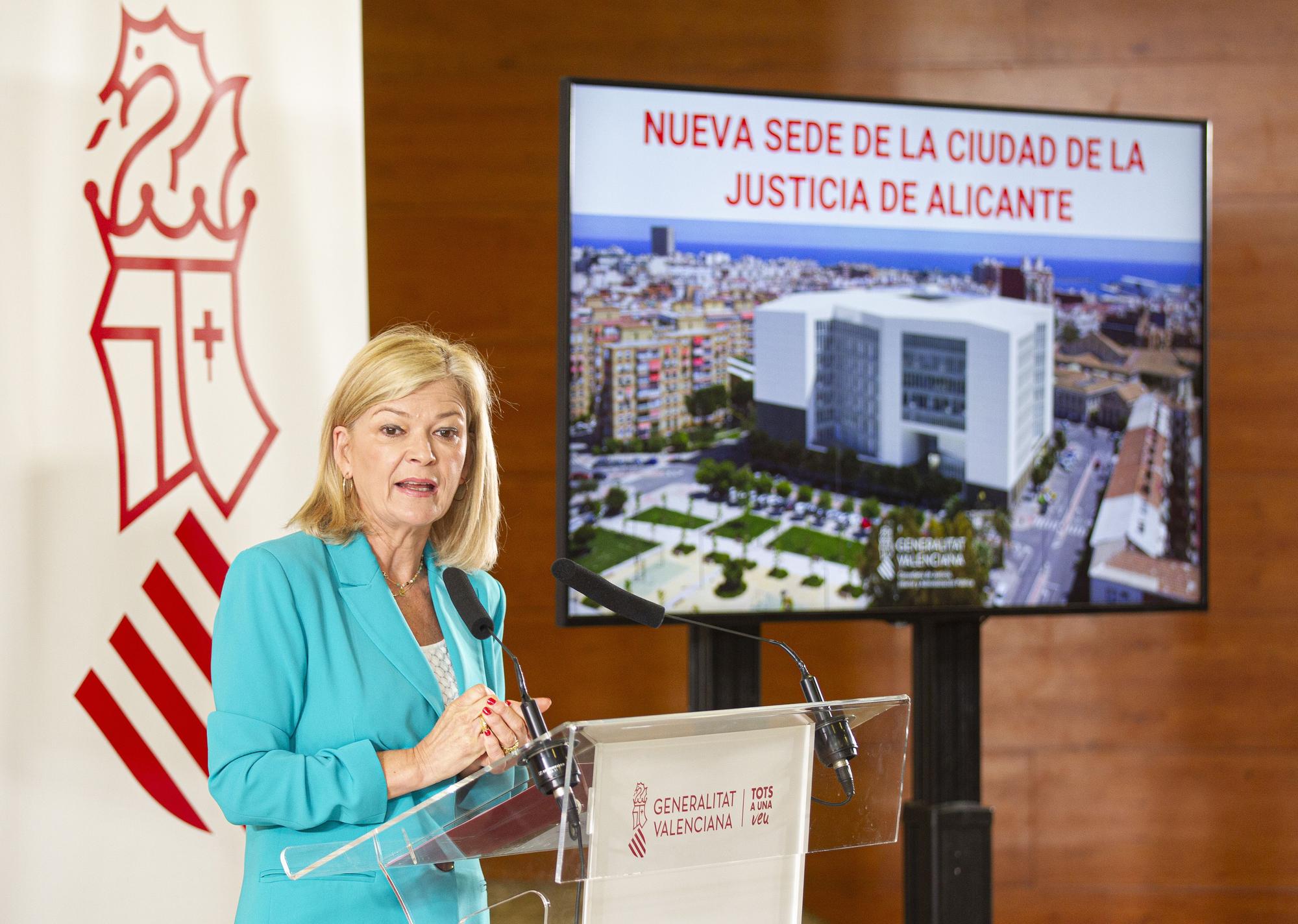 Presentación del proyecto de la Ciudad de la Justicia de Alicante