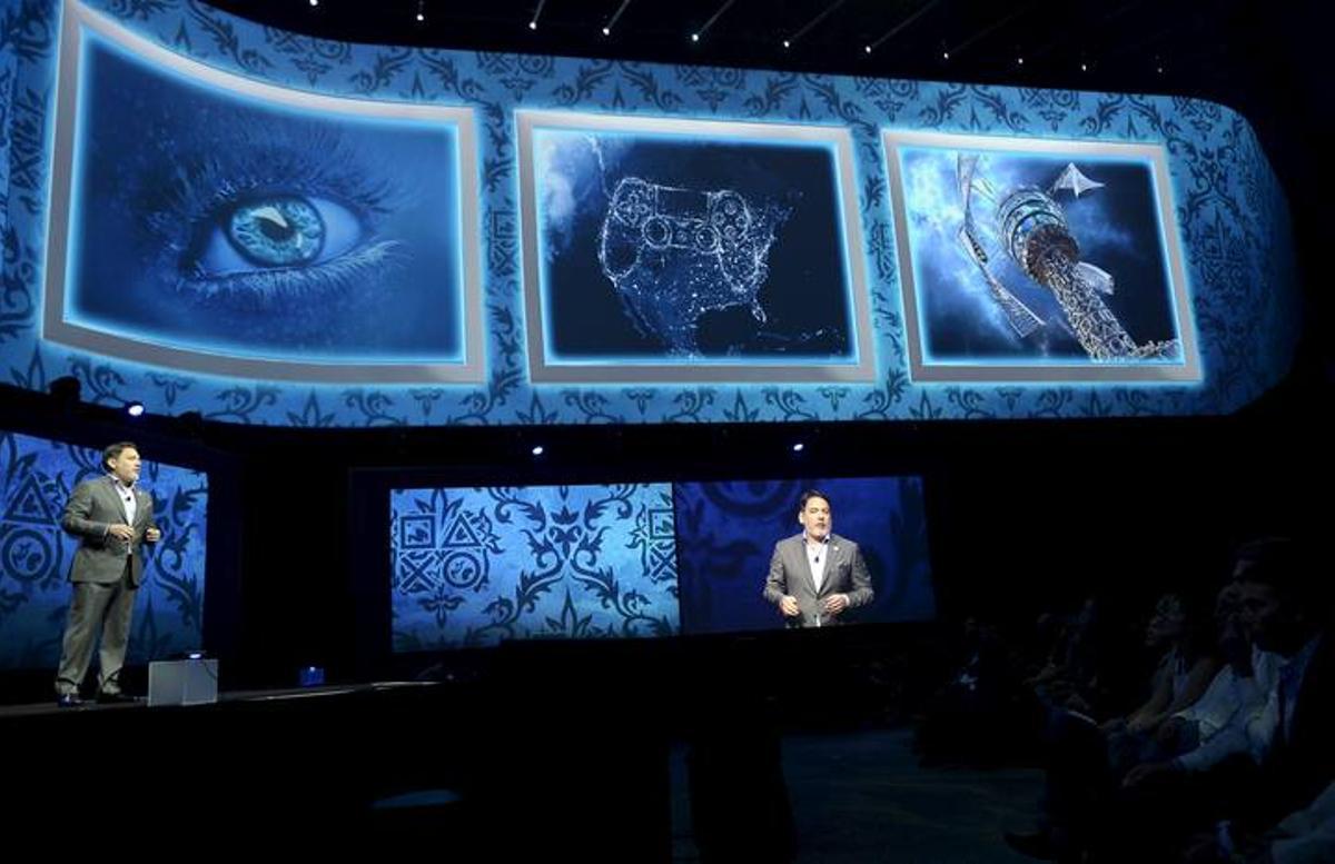Shawn Layden, president and CEO of Sony Computer Entertainment America, speaks during the Sony Playstation E3 conference in Los Angeles Shawn Layden, president and CEO of Sony Computer Entertainment America, speaks during the Sony Playstation E3 conference in Los Angeles