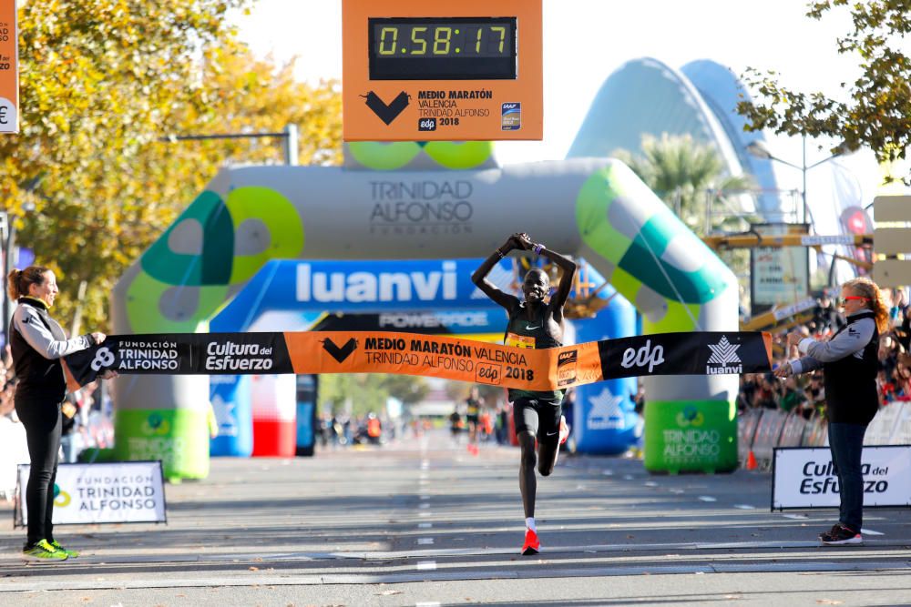 Medio Maratón Valencia 2018, récord mundial